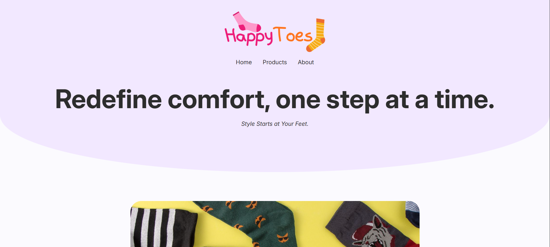 HappyToes E-Commerce Website